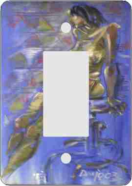 Cameroon Skirt African American Rocker Switch Plate